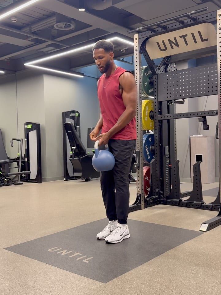 Some exercises on no particular order. Different variations, with different kit,