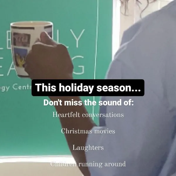 In case you needed to hear this... Don't miss out on precious moments this holid