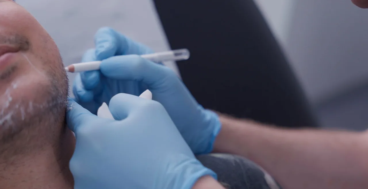 Anti-wrinkle injection treatment mapping at UNTIL Marylebone