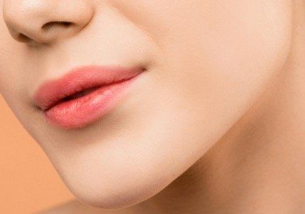 Feminising jawline slimming treatment area