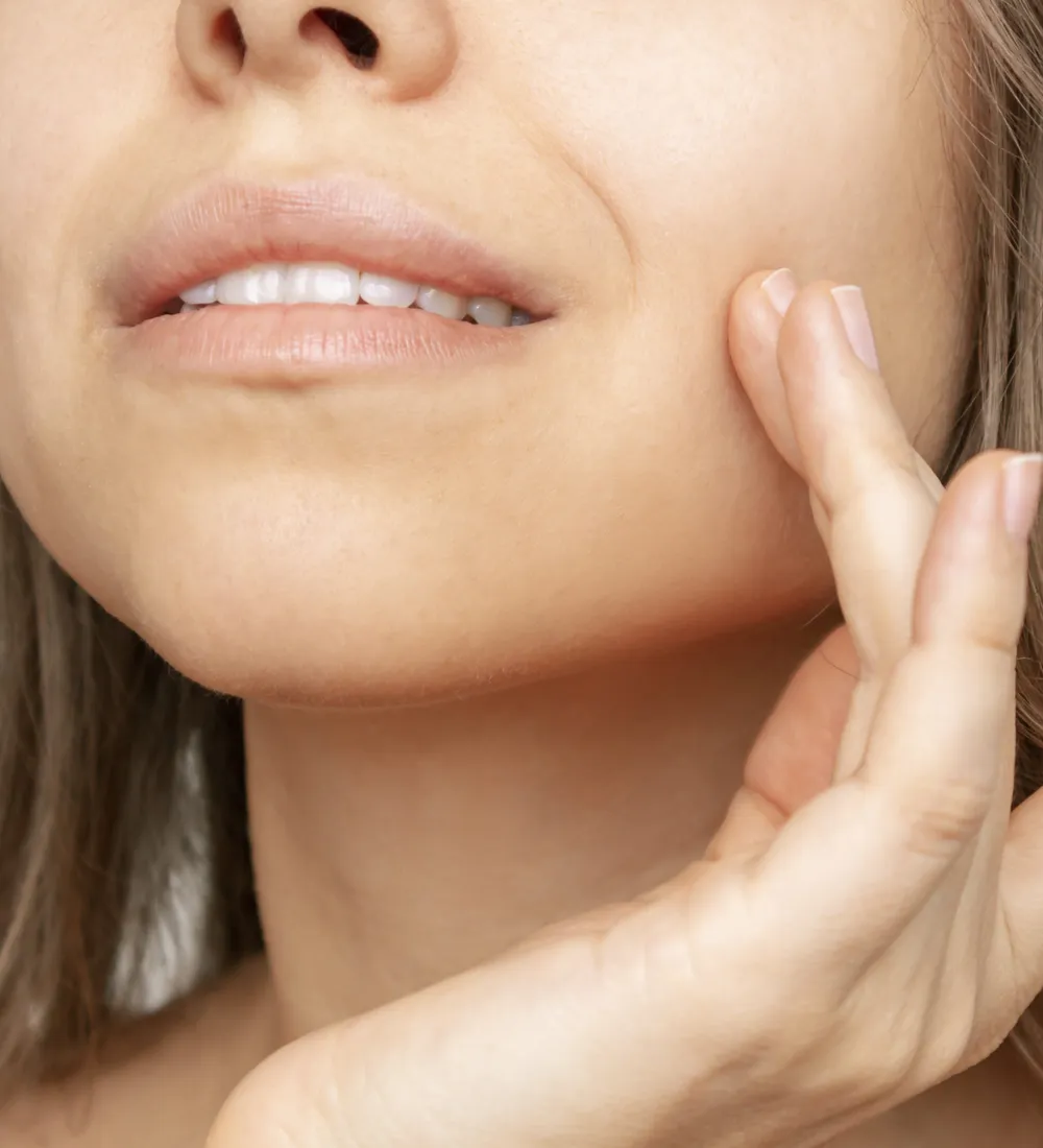 Chin filler assessment before treatment at Dr Paul Elgey, Marylebone