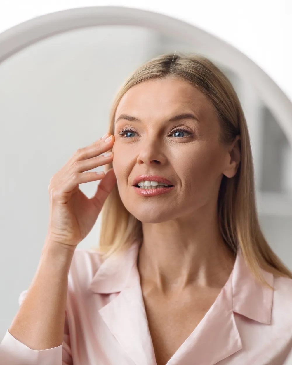 Harmonious facial proportion after full face rejuvenation