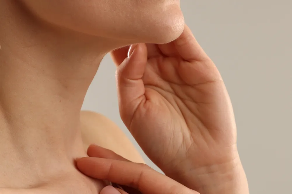 Neck treated with JULÄINE collagen biostimulator
