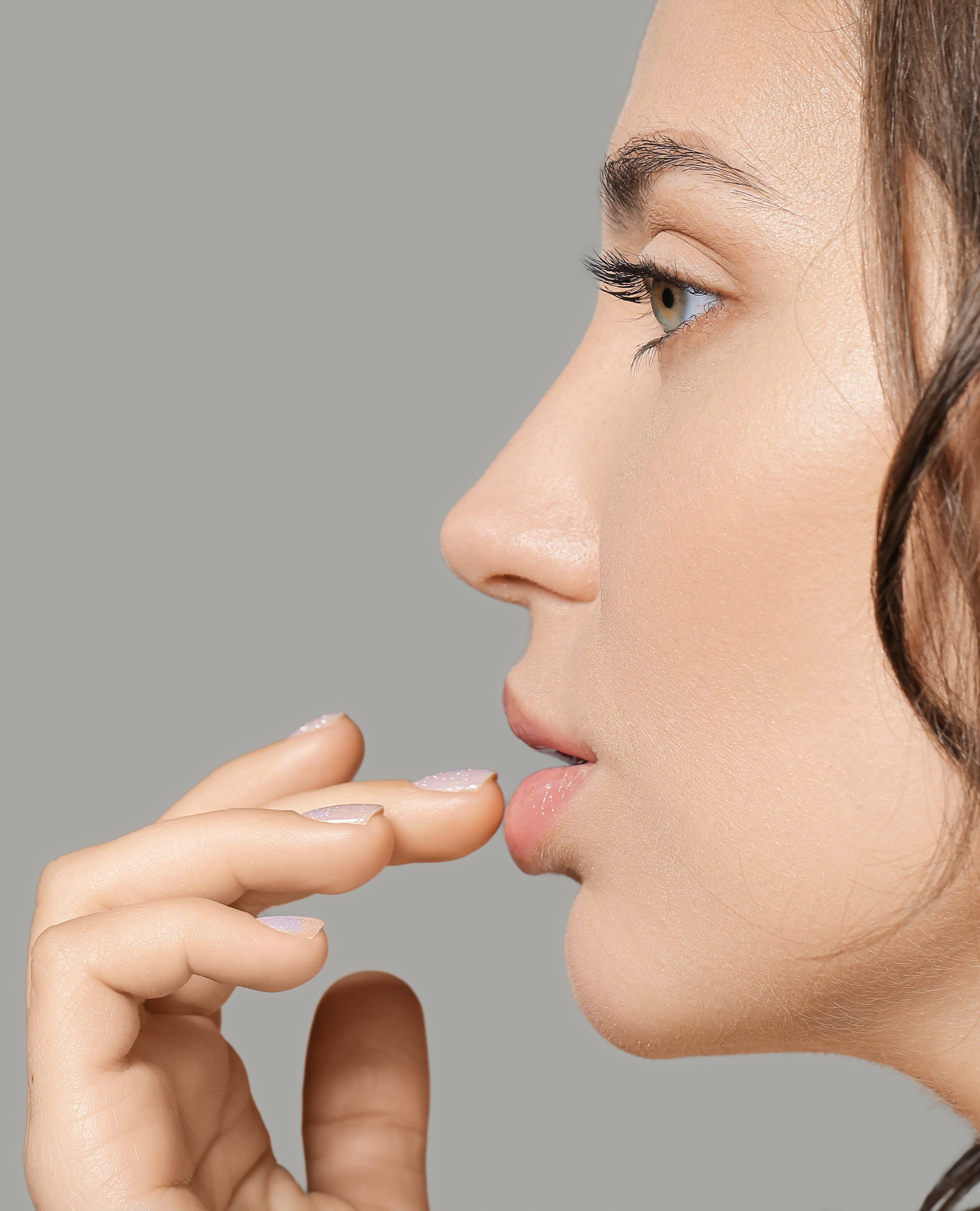 Lip filler assessment before treatment at Dr Paul Elgey, Marylebone