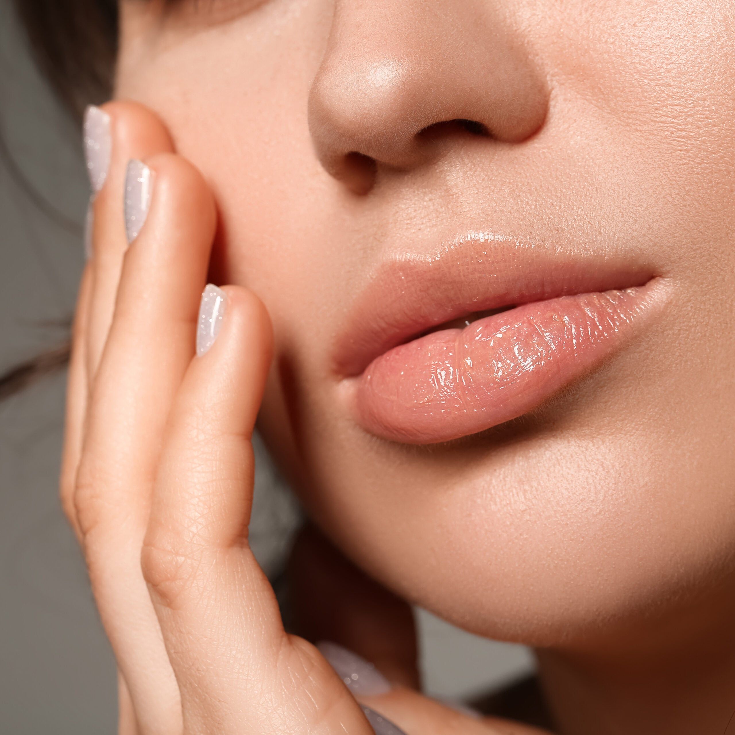 Natural lip filler result by Dr Paul Elgey, London