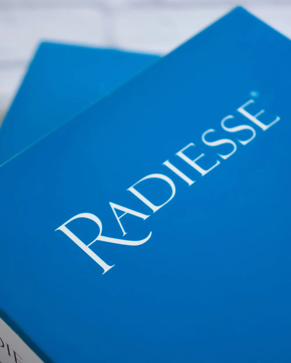 Radiesse calcium hydroxylapatite dermal filler packaging