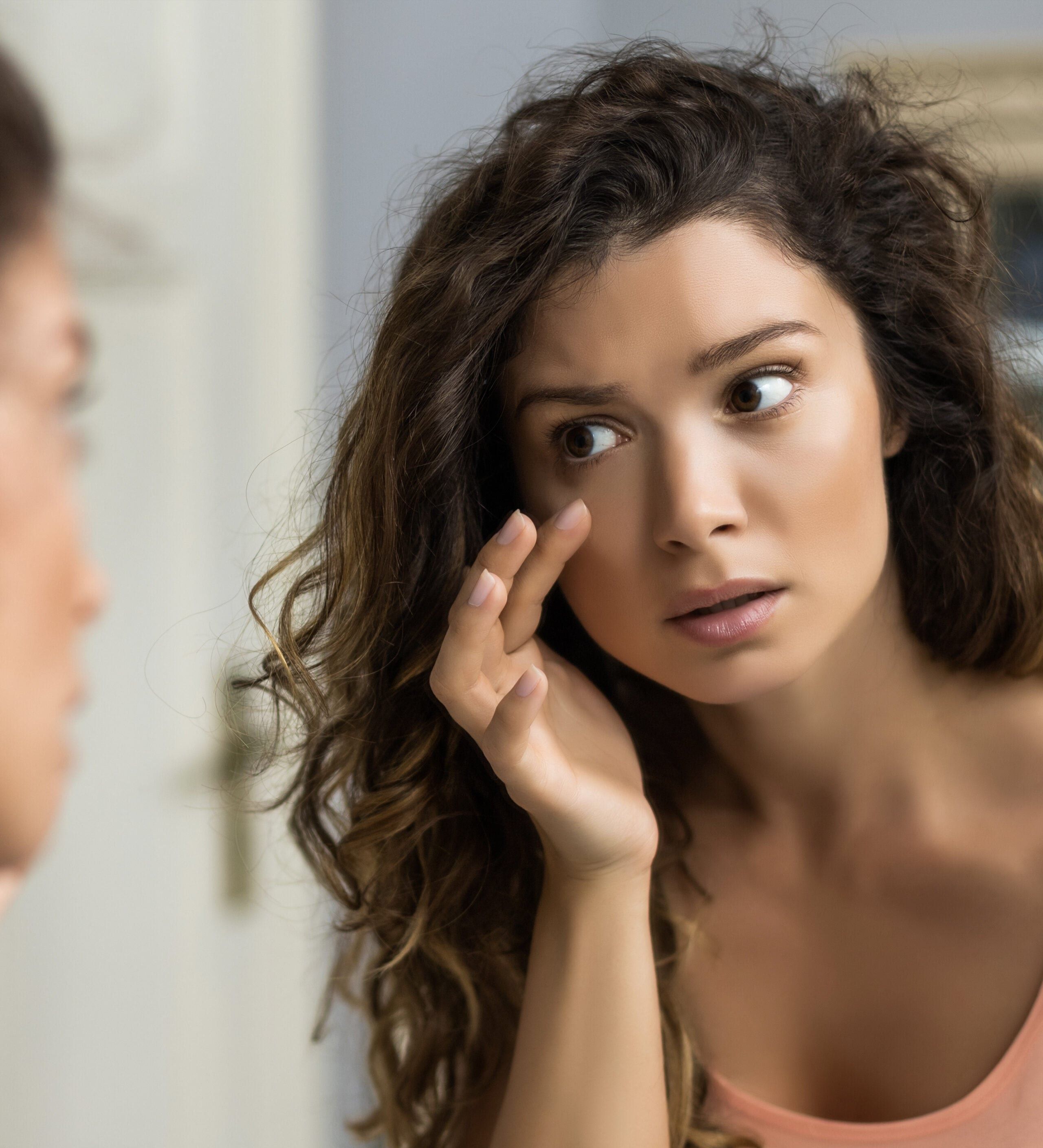 Tear trough filler assessment before treatment at Dr Paul Elgey, Marylebone