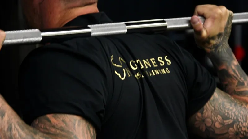 Coached training session at UNTIL London — losing weight after 40