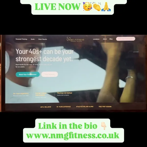 Months in the making. Today it goes live. 🎉 nmgfitness.co.uk I have wanted to d