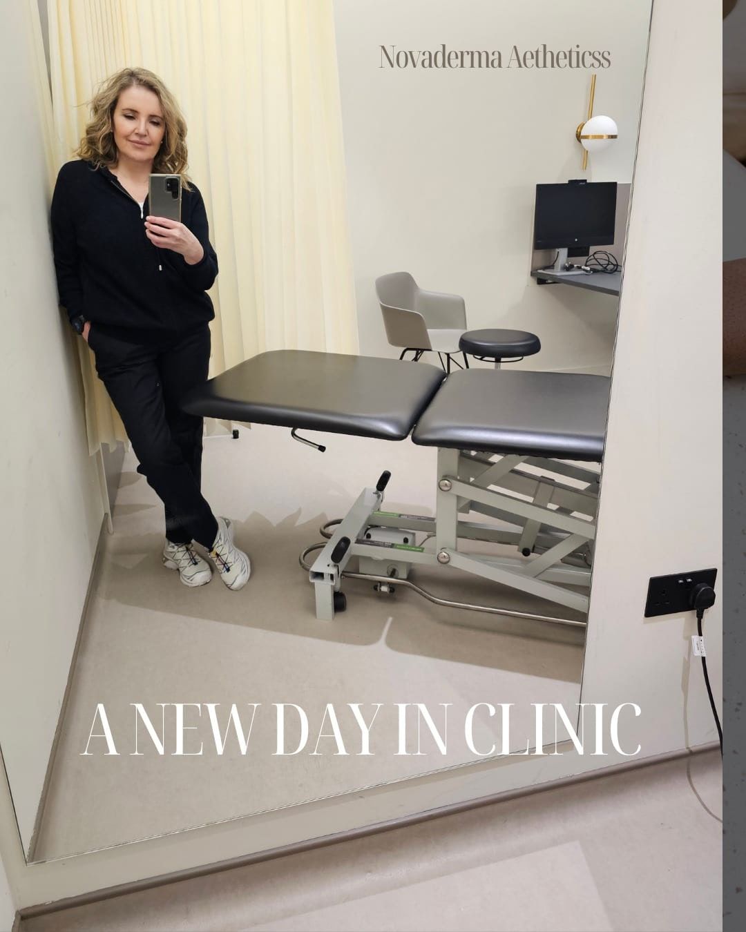 Helena Casales-Arregui in the Novaderma Aesthetics treatment room at UNTIL Marylebone
