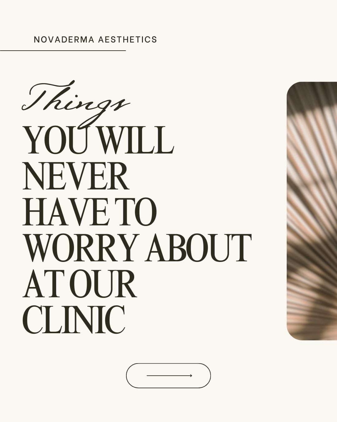 In our clinic you never feel pressured or judged. Only honest advice and treatme