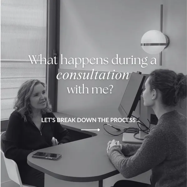 What happens during a consultation with me? The process, step by step.