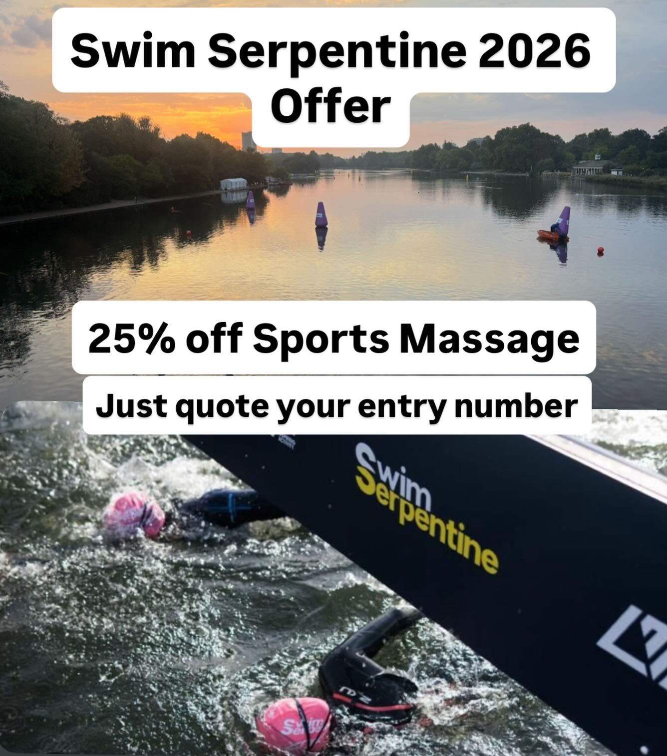 To support any fellow serpentine 2026 swimmers I’m giving you all 25% off sports
