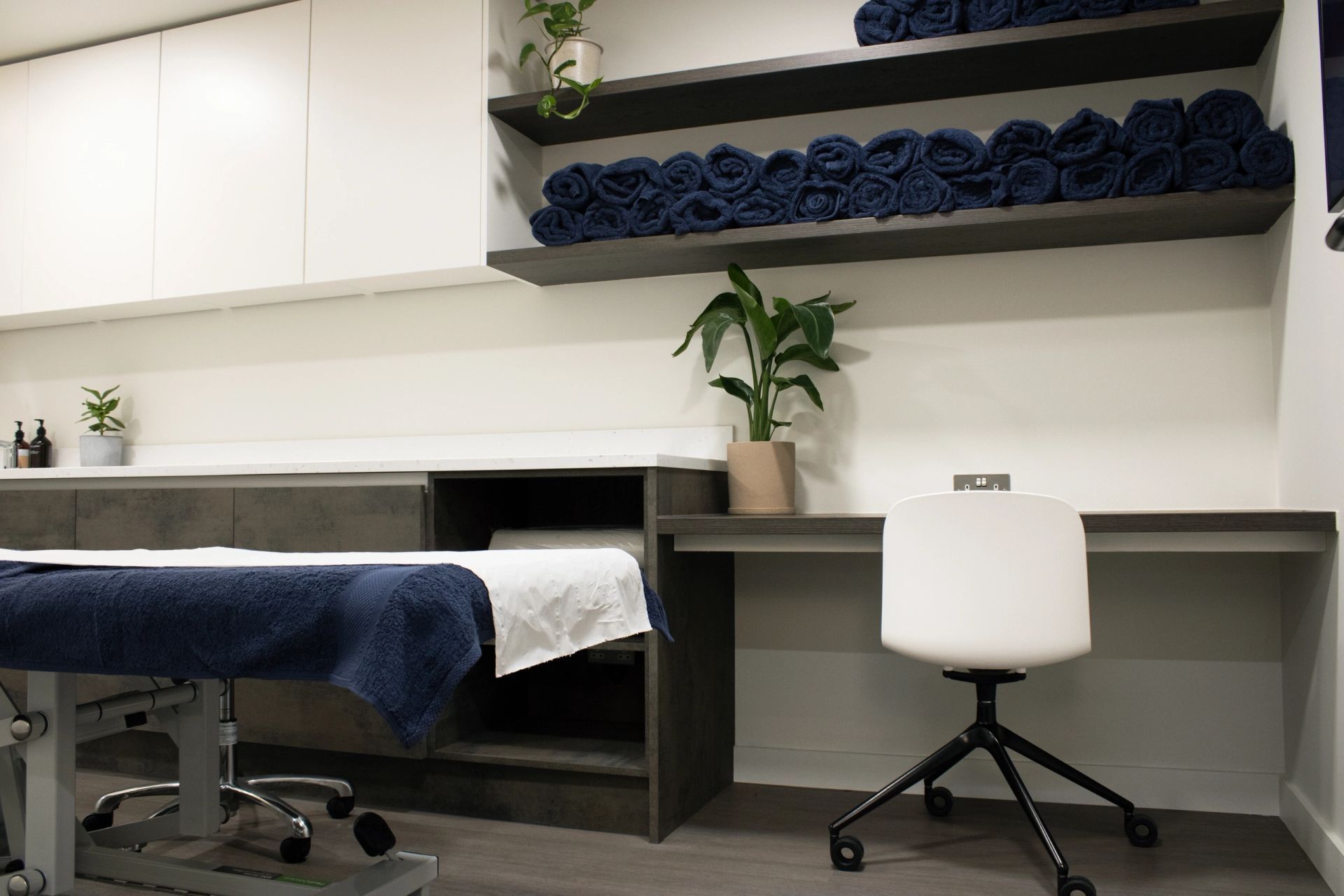 A treatment room at Perfectus Derma Aesthetics' nurse-led clinic in Soho, London