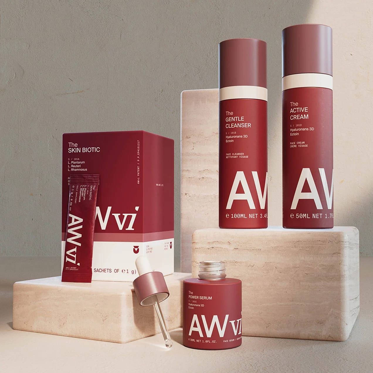 AWvi Life Skin Health medical-grade skincare range used at Perfectus Derma Aesthetics