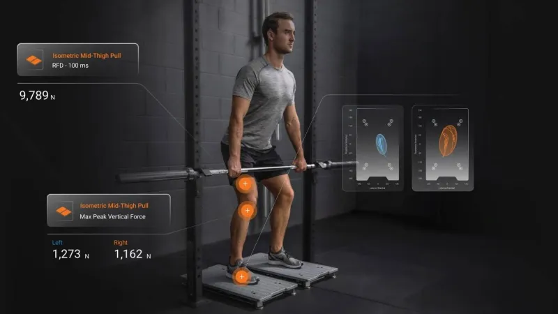 VALD force-plate and dynamometry strength testing at Physio and Performance, Soho, London