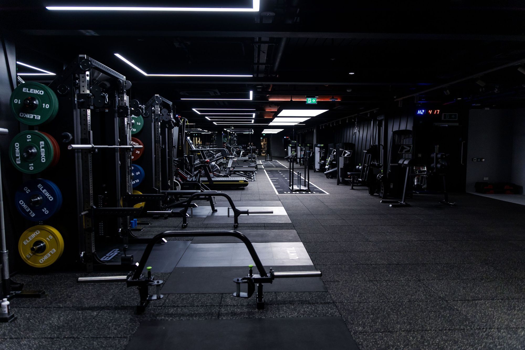 The gym floor at UNTIL Bishopsgate, where rehab sessions progress once you are out of the treatment room.