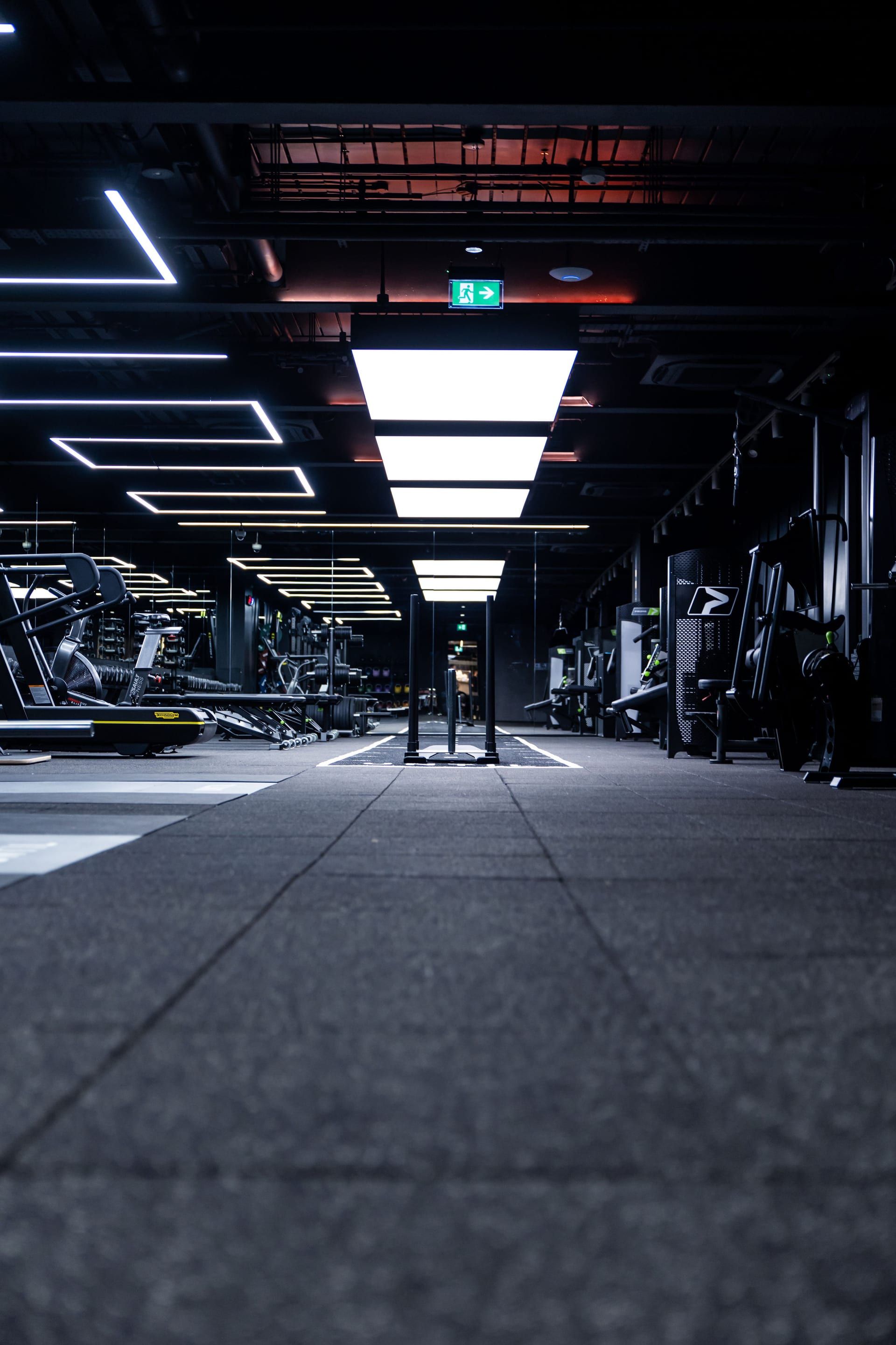The sled push track at UNTIL Liverpool Street