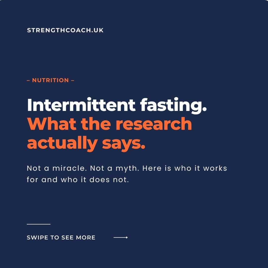 Everyone has an opinion on intermittent fasting. ⁠ ⁠ Most of it misses the point