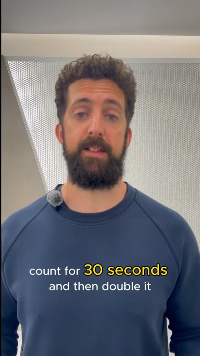 Before you decide how hard to train today, do this first.⁠ ⁠ Sit up. Do not chec