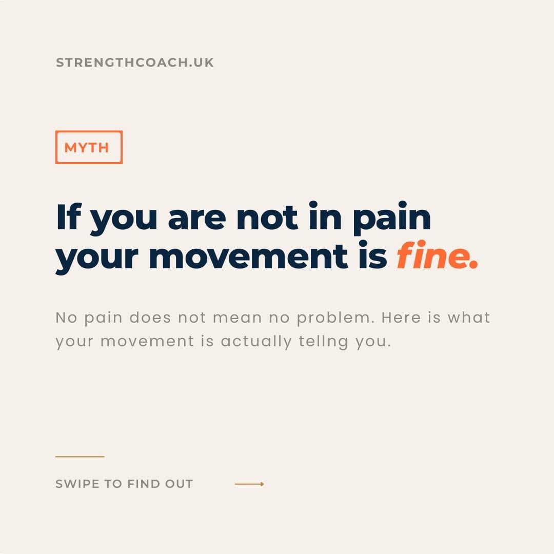 No pain does not mean no problem.⁠ ⁠ Most people assume that if nothing hurts, t