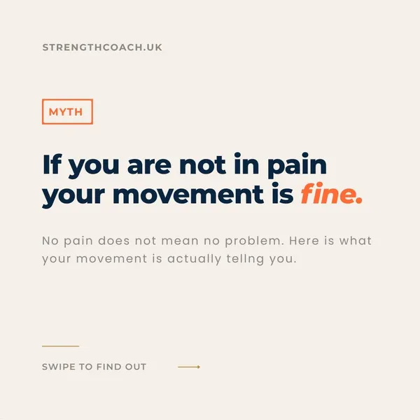 No pain does not mean no problem. Most people assume that if nothing hurts, t