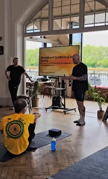 Awesome to deliver our Strength and Conditioning for Cyclists workshop at the st