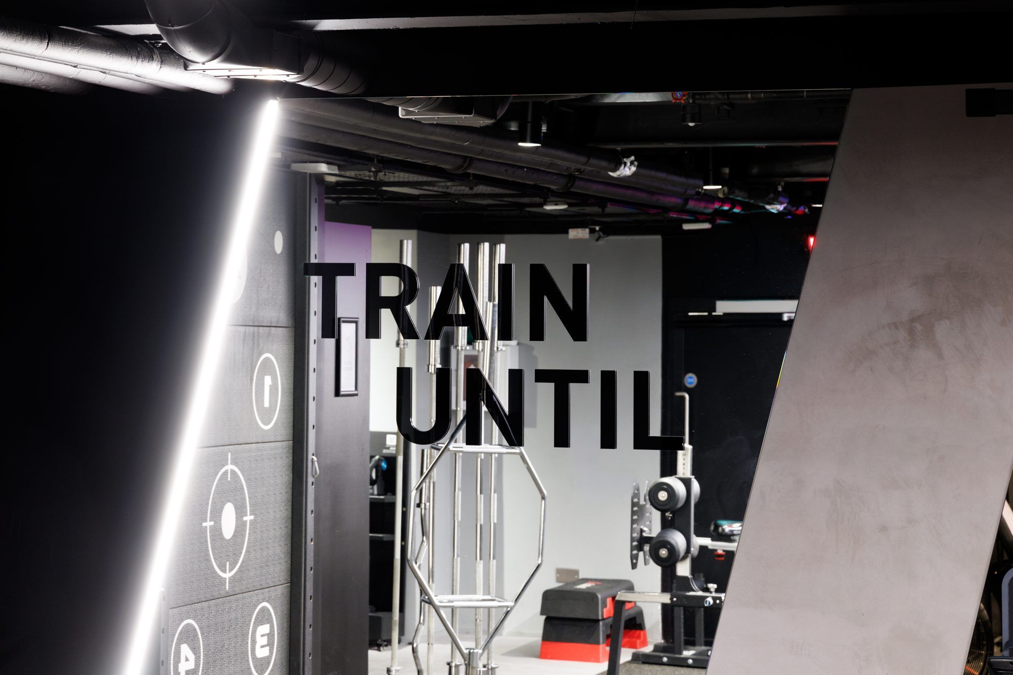 The gym floor at UNTIL Liverpool Street, used for exercise rehabilitation