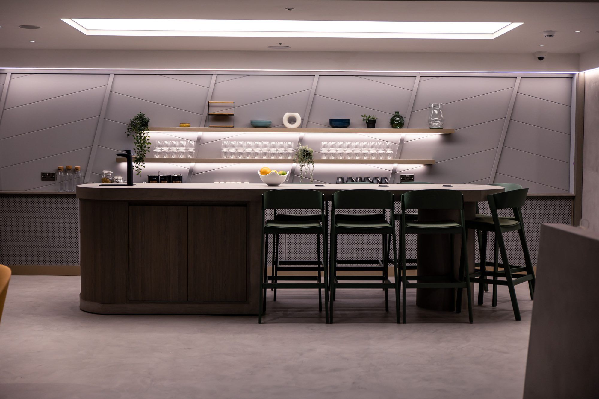 The lounge at UNTIL Liverpool Street