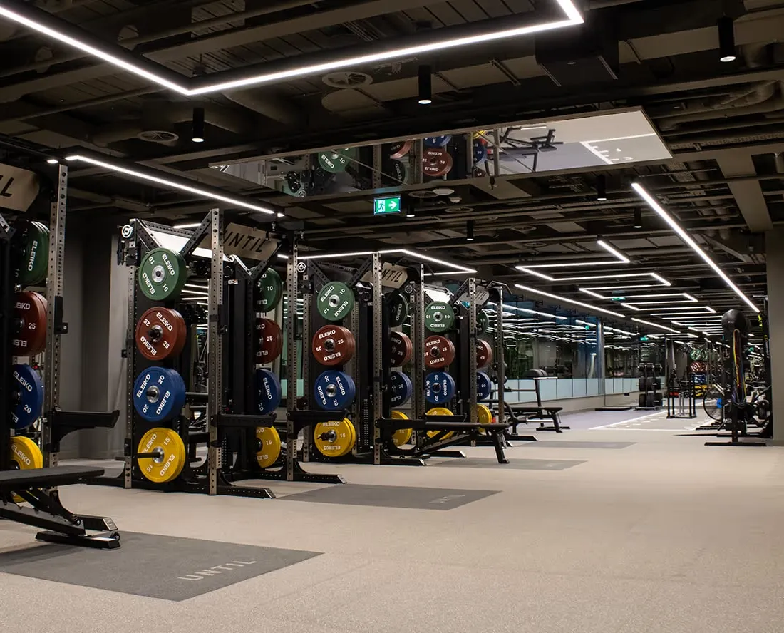 The strength floor at UNTIL Marylebone, 1 Orchard Street
