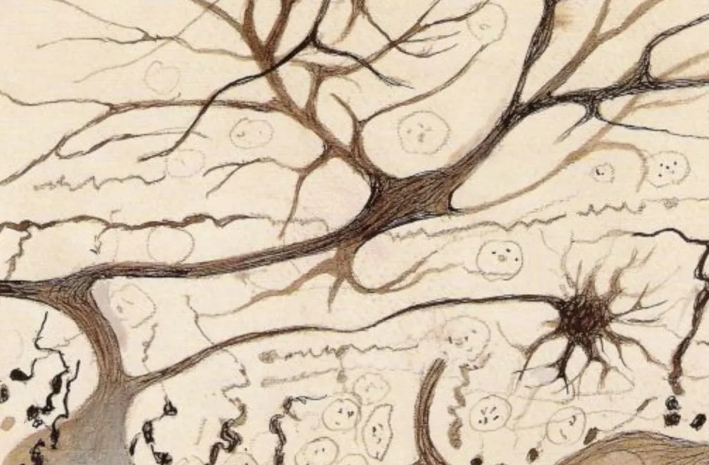 Two patients waiting in a calm clinic reception at a neuromodulation clinic